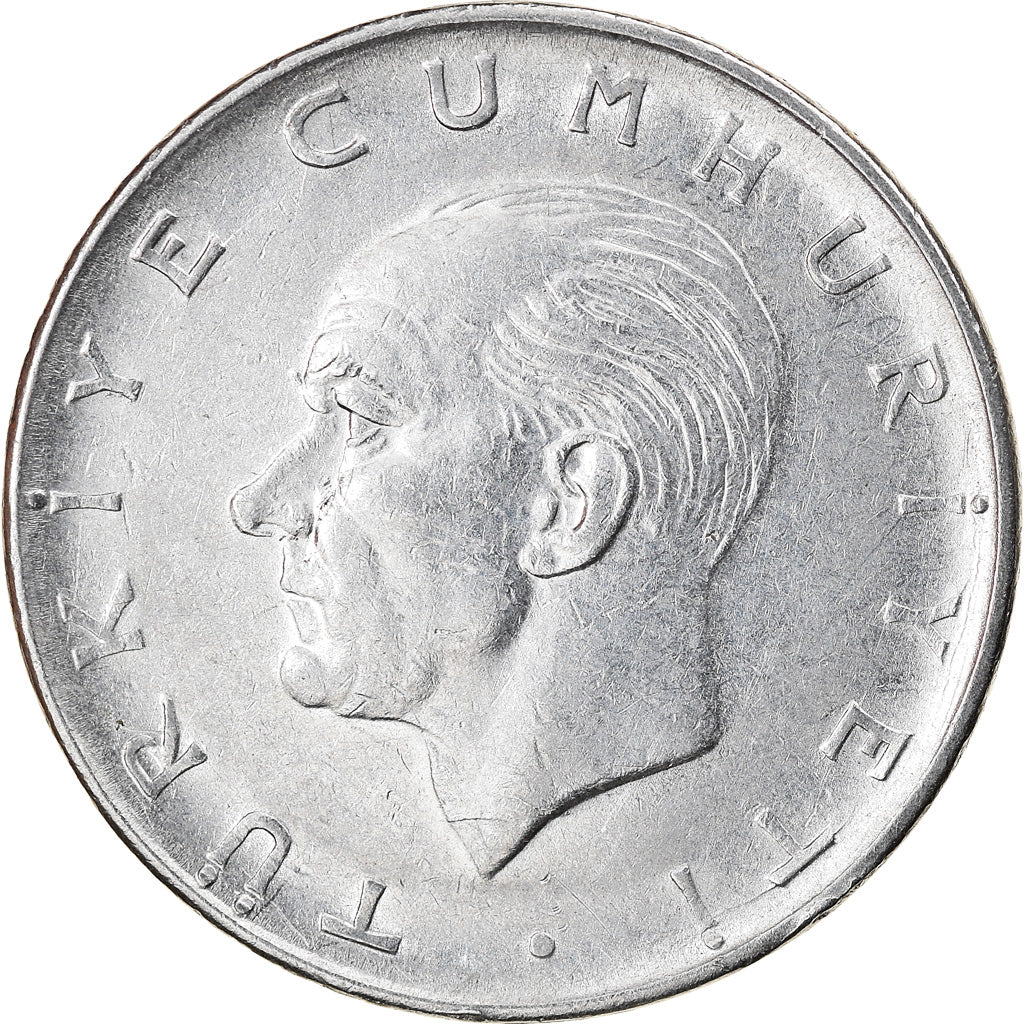 Moneta, Turchia, Lira, 1977, SPL-, Acciaio inossidabile, KM:889a.2