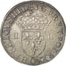 FRANCE, 1/4 Ecu, 1587, Poitiers, AU(50-53), Silver, Sombart #4666, 9.67