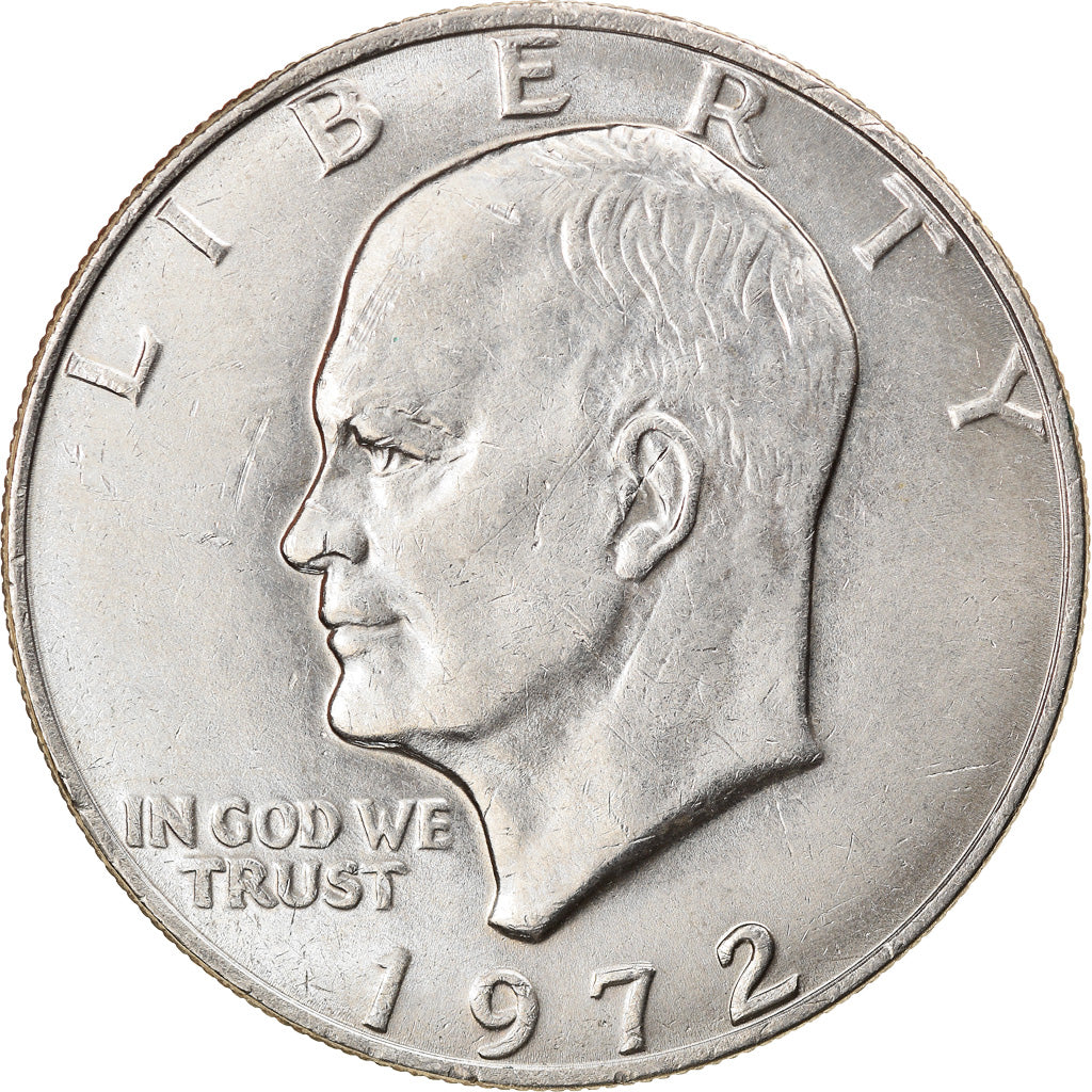 Coin, United States, Eisenhower Dollar, 1972, Philadelphia, AU(55-58)