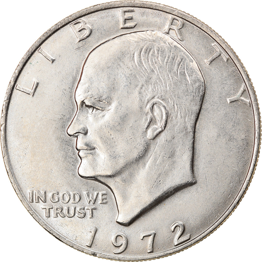 Monnaie, États-Unis, Eisenhower Dollar, 1972, Philadelphie, SUP