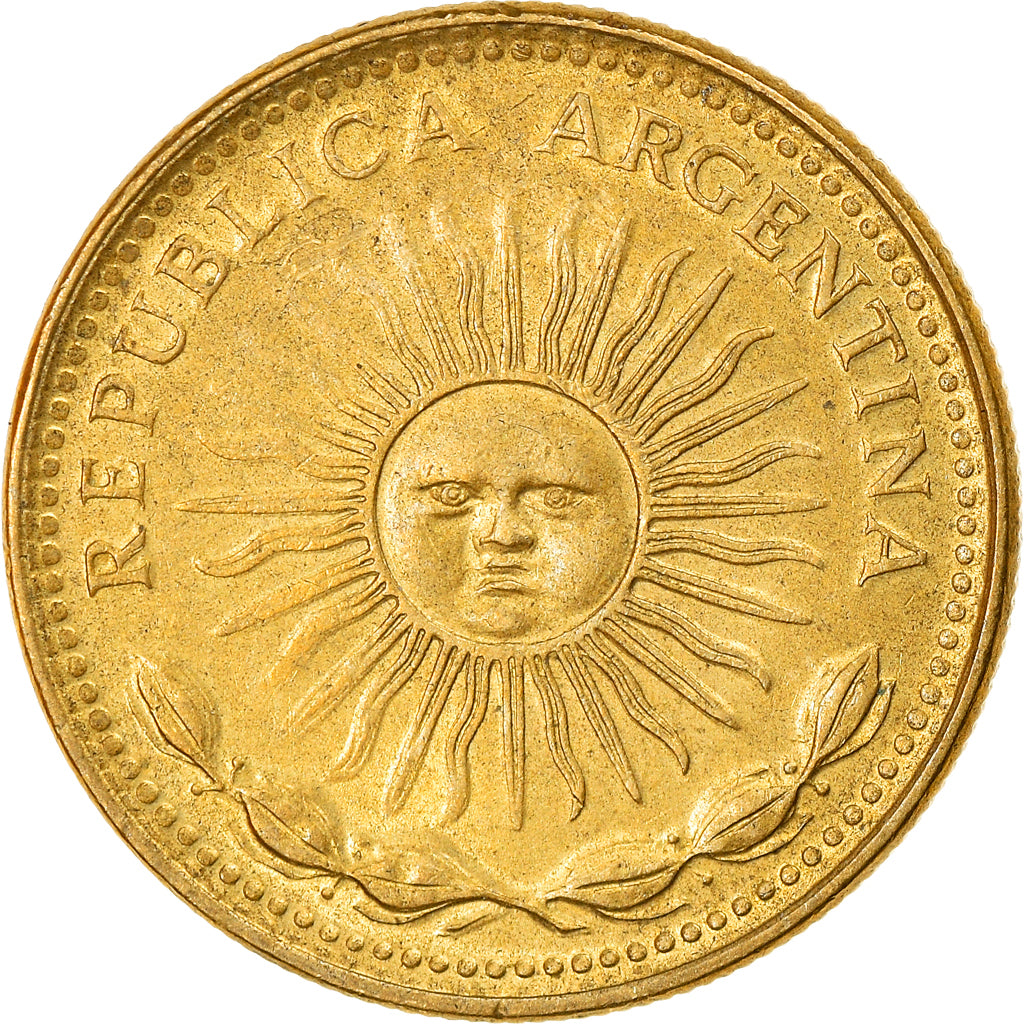 Monnaie, Argentine, Peso, 1975, TTB+, Aluminum-Bronze, KM:69
