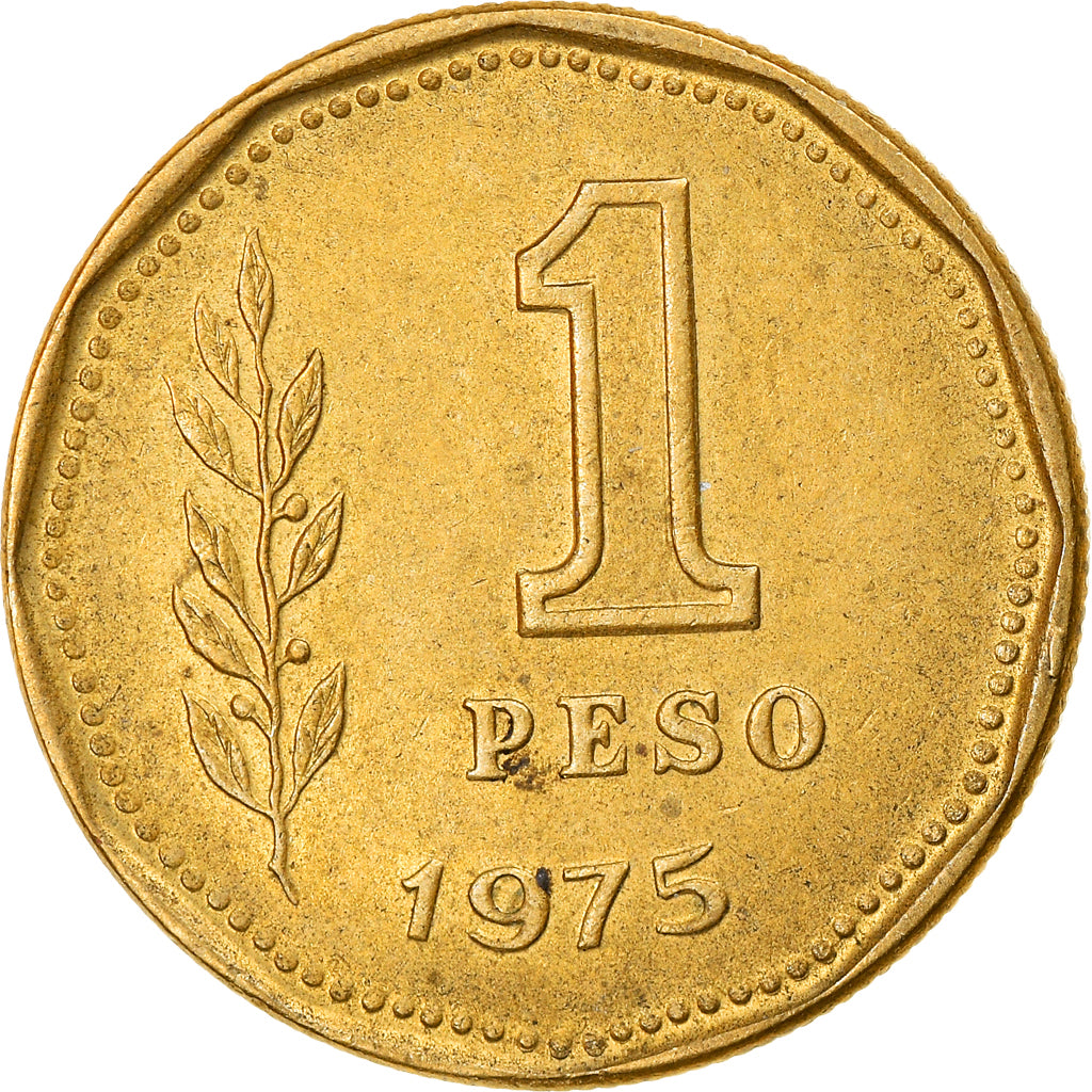 Monnaie, Argentine, Peso, 1975, TTB+, Aluminum-Bronze, KM:69