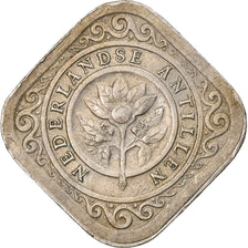 Coin, Netherlands Antilles, Juliana, 5 Cents, 1963, EF(40-45), Copper-nickel