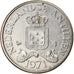 Munten, Nederlandse Antillen, Beatrix, 25 Cents, 1971, ZF+, Nickel, KM:11