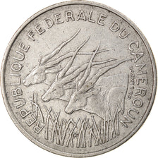 Coin, Cameroon, 100 Francs, 1971, Paris, EF(40-45), Nickel, KM:15