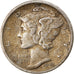 Coin, United States, Mercury Dime, 1943, Philadelphia, EF(40-45), Silver