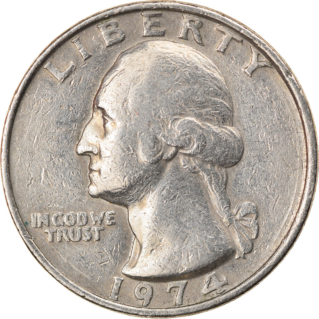 Monnaie, États-Unis, Washington Quarter, 1974, Philadelphie, TTB