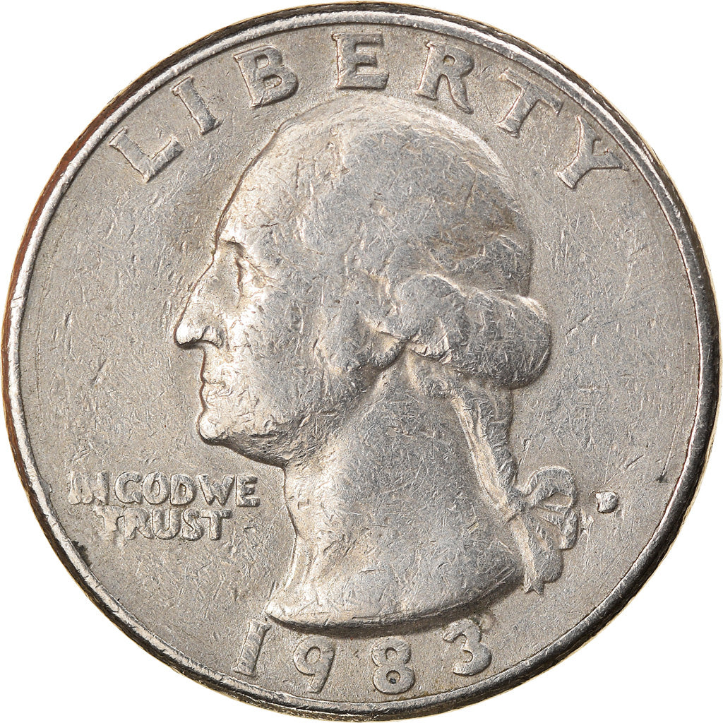 Monnaie, États-Unis, Washington Quarter, 1983, Denver, TTB