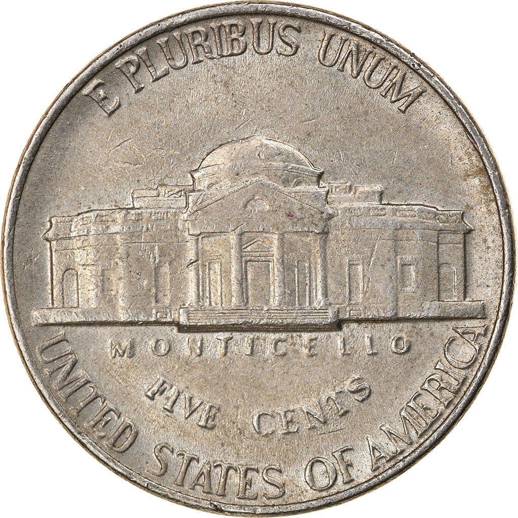 Monnaie, États-Unis, Jefferson Nickel, 5 Cents, 1989, Denver, TTB