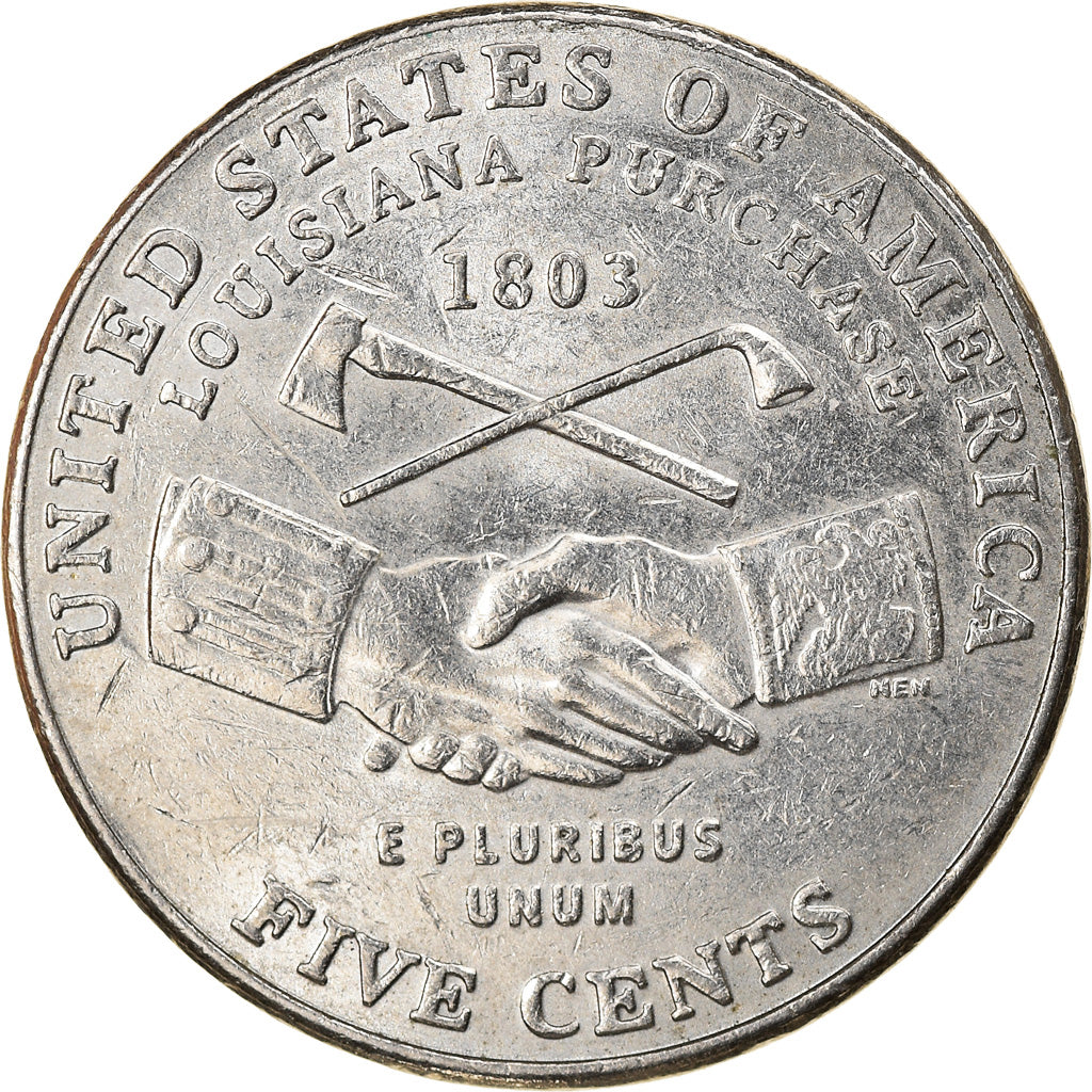 Moneta, USA, Jefferson Nickel, 5 Cents, 2004, Denver, EF(40-45), Miedź-Nikiel