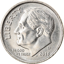 Coin, United States, Roosevelt Dime, 2013, Denver, AU(55-58)