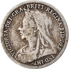 Coin, Great Britain, Victoria, 3 Pence, 1899, VF(30-35), Silver, KM:777