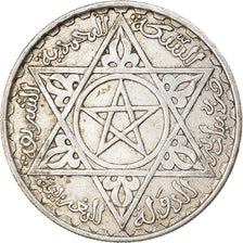 Coin, Morocco, Mohammed V, 200 Francs, 1953, Paris, EF(40-45), Silver, KM:53
