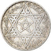 Coin, Morocco, Mohammed V, 200 Francs, 1953, Paris, EF(40-45), Silver, KM:53