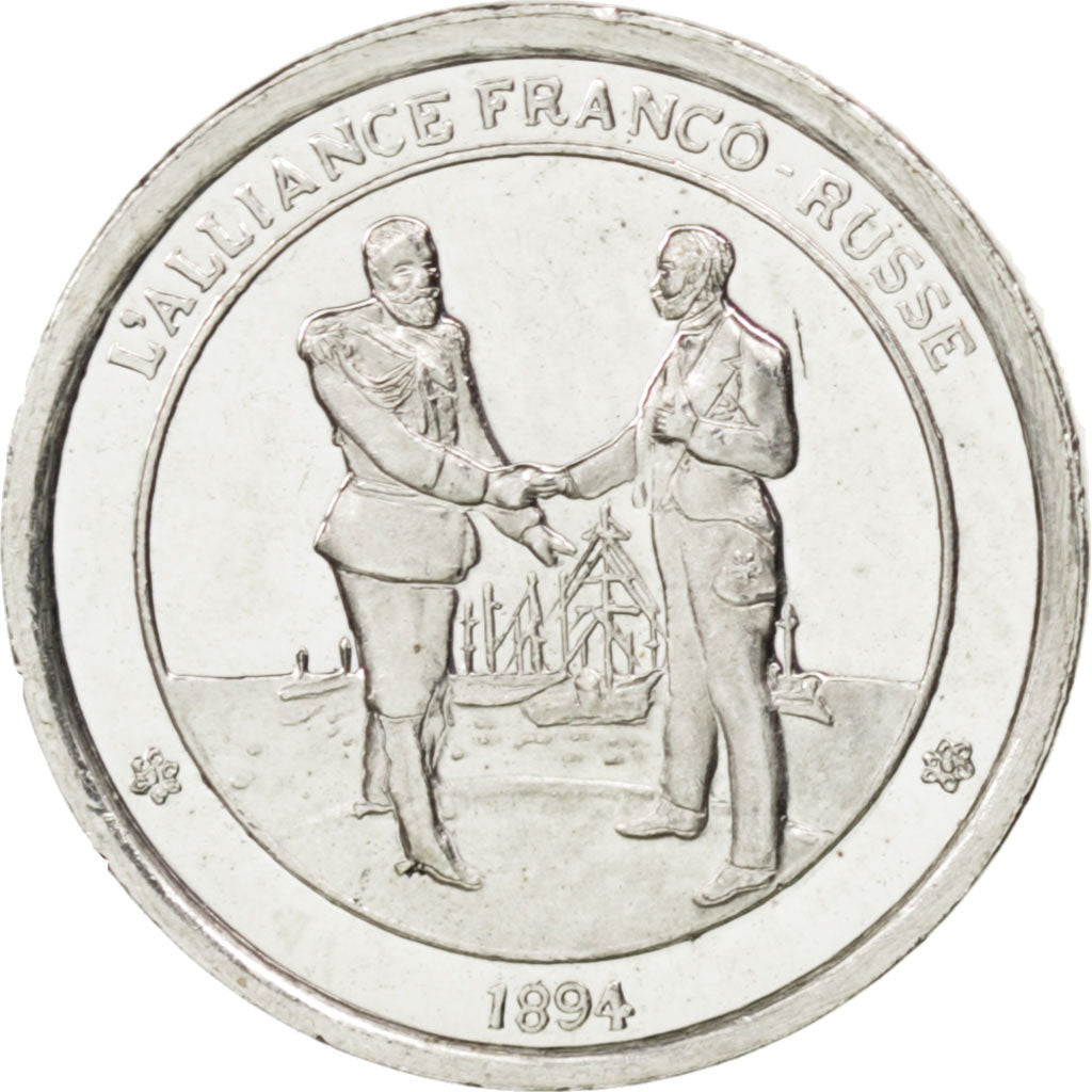 FRANCE, History, The Fifth Republic, Medal, MS(63), Silver, 13, 1.66