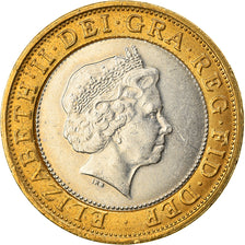 Coin, Great Britain, Elizabeth II, 2 Pounds, 1999, AU(55-58), Bi-Metallic