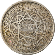 Coin, Morocco, Mohammed V, 20 Francs, AH 1366/1946, Paris, EF(40-45)