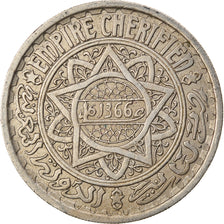 Coin, Morocco, Mohammed V, 20 Francs, AH 1366/1946, Paris, EF(40-45)