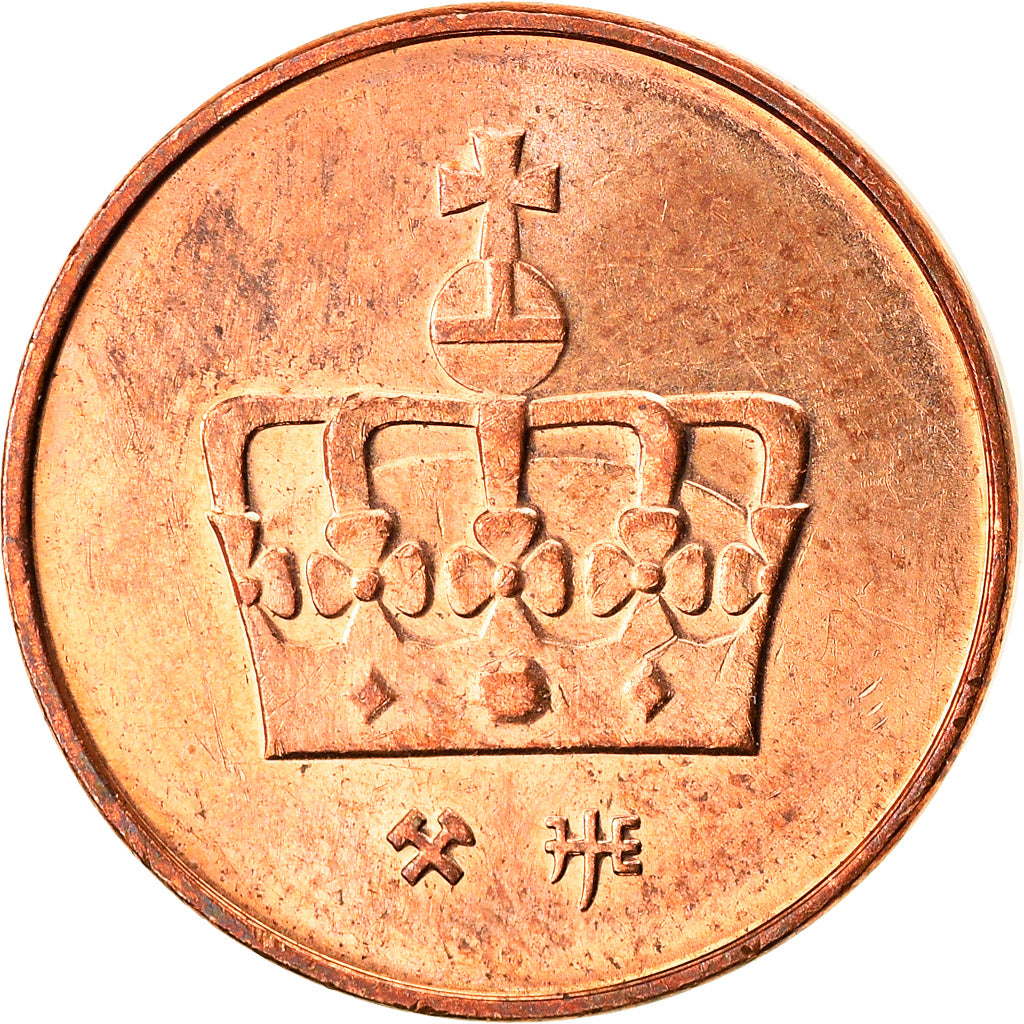 Moneda, Noruega, Harald V, 50 Öre, 1998, EBC, Bronce, KM:460