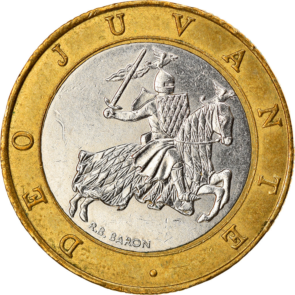 Coin, Monaco, Rainier III, 10 Francs, 1993, AU(55-58), Bi-Metallic, KM:163