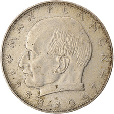 Moneta, Niemcy - RFN, 2 Mark, 1964, Karlsruhe, EF(40-45), Miedź-Nikiel, KM:116