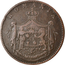 Coin, Romania, Carol I, 5 Bani, 1867, VF(30-35), Copper, KM:3.2