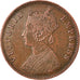 Coin, INDIA-BRITISH, Victoria, 1/4 Anna, 1890, AU(50-53), Copper, KM:486