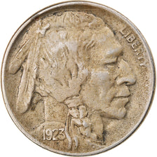 Coin, United States, Buffalo Nickel, 5 Cents, 1923, Philadelphia, EF(40-45)