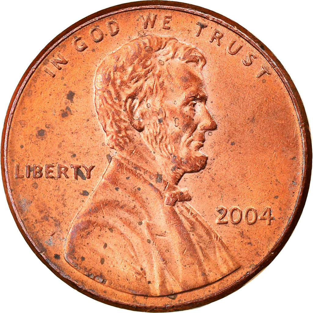 Moneta, USA, Lincoln Cent, Cent, 2004, Philadelphia, EF(40-45), Miedź