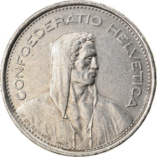 Coin, Switzerland, 5 Francs, 1975, Bern, AU(50-53), Copper-nickel, KM:40a.1