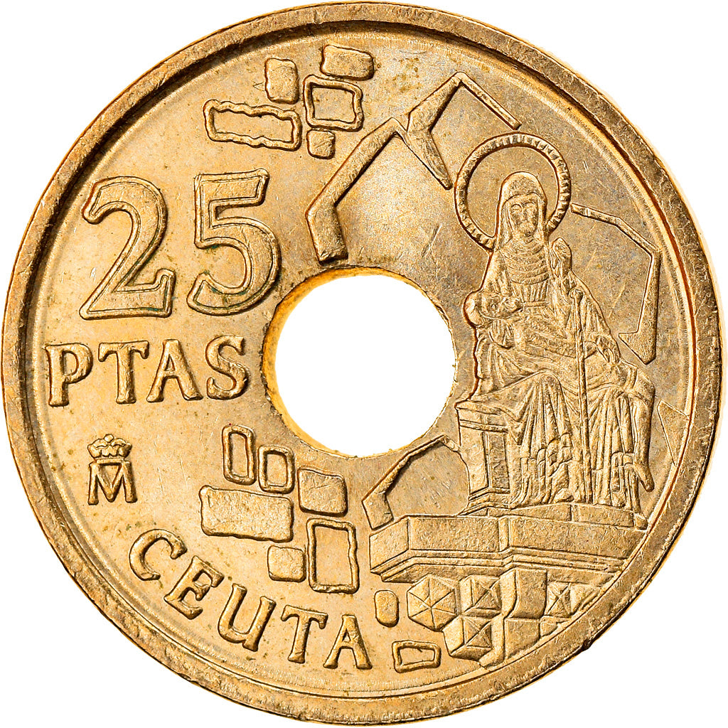 Coin, Spain, Juan Carlos I, 25 Pesetas, 1998, Madrid, AU(55-58)