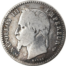 Münze, Frankreich, Napoléon III, 50 Centimes, 1865, Bordeaux, S, Silber
