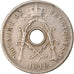 Moneta, Belgia, Albert I, 5 Centimes, 1910, EF(40-45), Miedź-Nikiel, KM:67