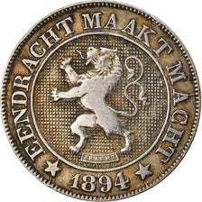 Coin, Belgium, Leopold II, 10 Centimes, 1894, EF(40-45), Copper-nickel, KM:43