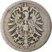 Münze, GERMANY - EMPIRE, Wilhelm I, 10 Pfennig, 1875, Stuttgart, S+