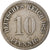 Moneta, NIEMCY - IMPERIUM, Wilhelm I, 10 Pfennig, 1875, Stuttgart, VF(30-35)