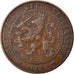Coin, Netherlands, Wilhelmina I, 2-1/2 Cent, 1904, EF(40-45), Bronze, KM:134