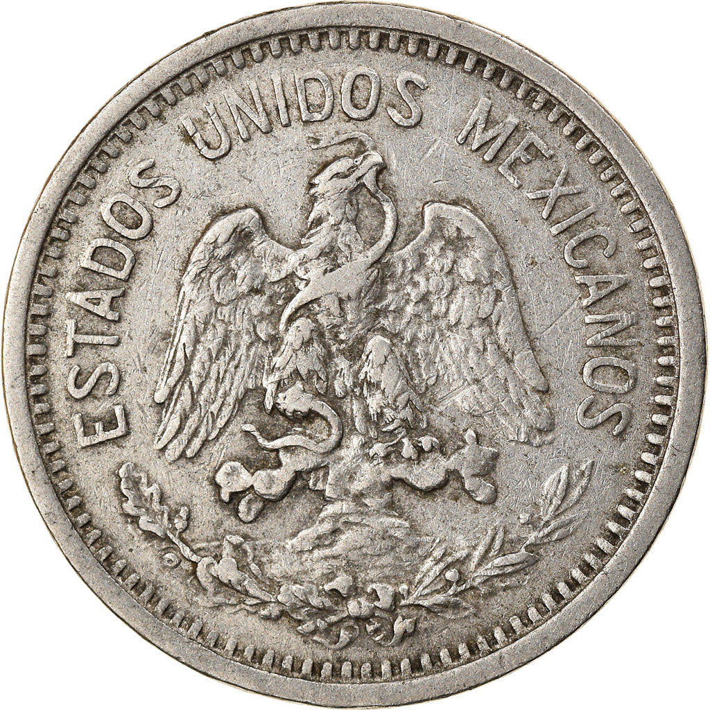 Moneta, Messico, 5 Centavos, 1907, Mexico City, BB, Nichel, KM:421