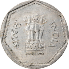 Coin, INDIA-REPUBLIC, Rupee, EF(40-45), Copper-nickel, KM:79.1