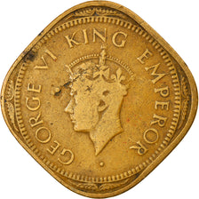 Monnaie, INDIA-BRITISH, George VI, 2 Annas, 1945, TB, Nickel-brass, KM:543