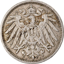 Coin, GERMANY - EMPIRE, Wilhelm II, 10 Pfennig, 1911, Hamburg, EF(40-45)