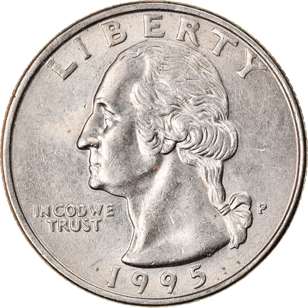 Monnaie, États-Unis, Washington Quarter, 1995, Philadelphie, TTB