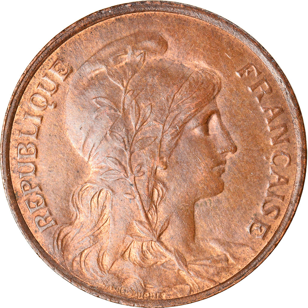 Coin, France, Dupuis, 5 Centimes, 1917, Paris, AU(55-58), Bronze, KM:842