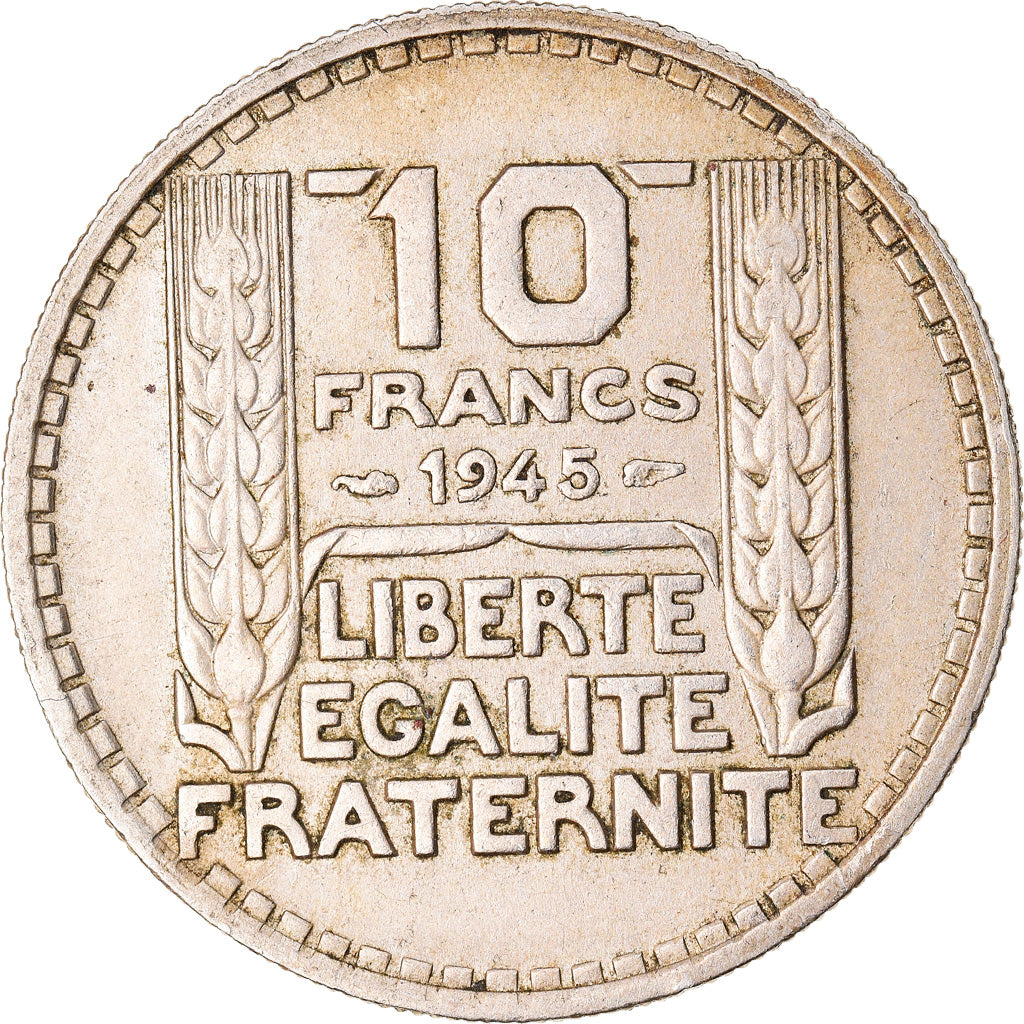 Münze, Frankreich, Turin, 10 Francs, 1945, SS, Copper-nickel, KM:908.1