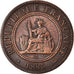 Moneta, INDOCINA FRANCESE, Cent, 1885, Paris, BB, Bronzo, KM:1, Lecompte:37