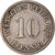Coin, GERMANY - EMPIRE, Wilhelm II, 10 Pfennig, 1900, Stuttgart, VF(30-35)