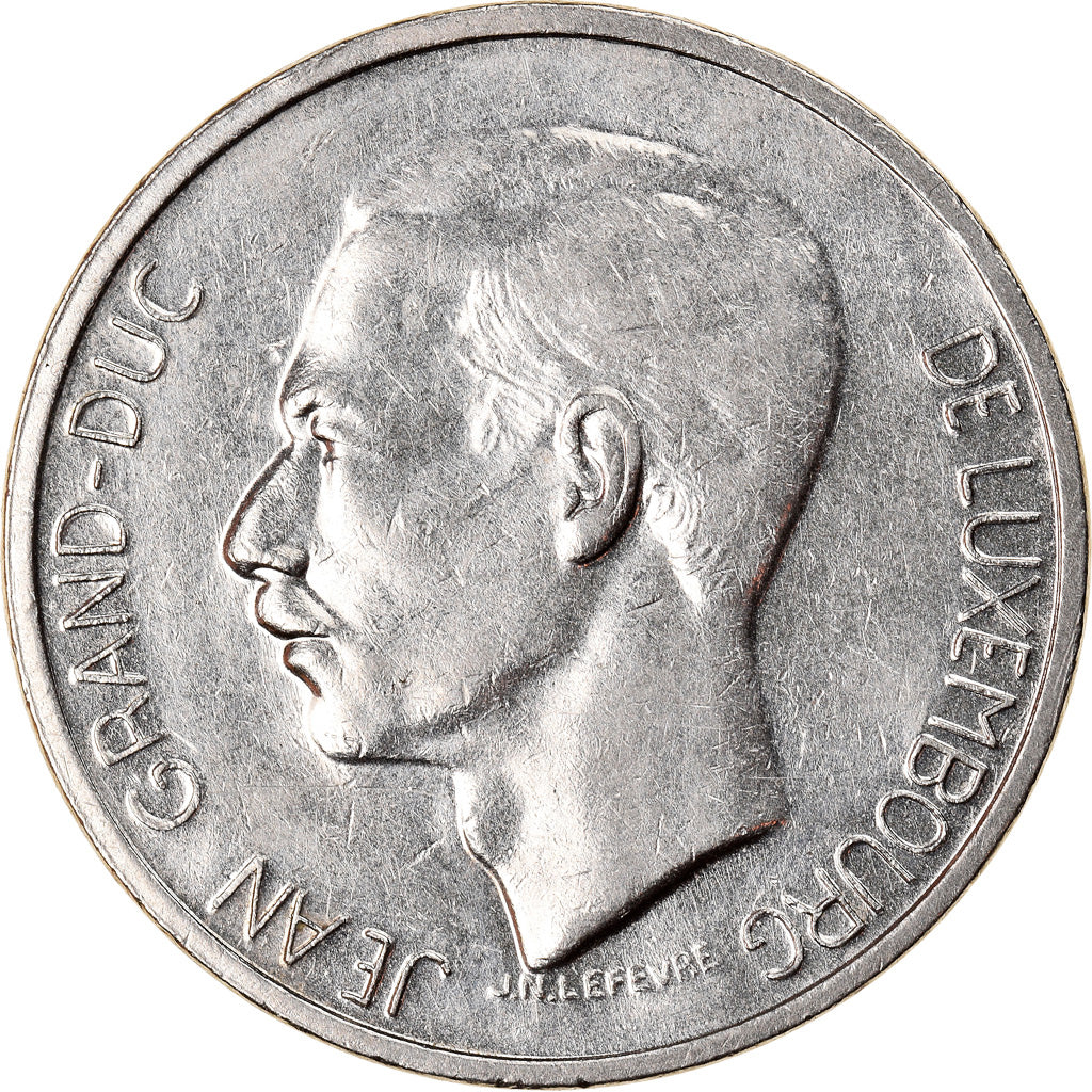 Coin, Luxembourg, Jean, 10 Francs, 1974, AU(55-58), Nickel, KM:57