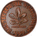 Coin, GERMANY - FEDERAL REPUBLIC, 2 Pfennig, 1959, Hambourg, AU(50-53), Bronze