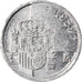 Coin, Spain, Juan Carlos I, Peseta, 1989, Madrid, AU(55-58), Aluminum, KM:832