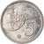 Moneta, Spagna, Juan Carlos I, 5 Pesetas, 1982, SPL-, Rame-nichel, KM:817